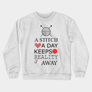 A stitch a day Crewneck Sweatshirt